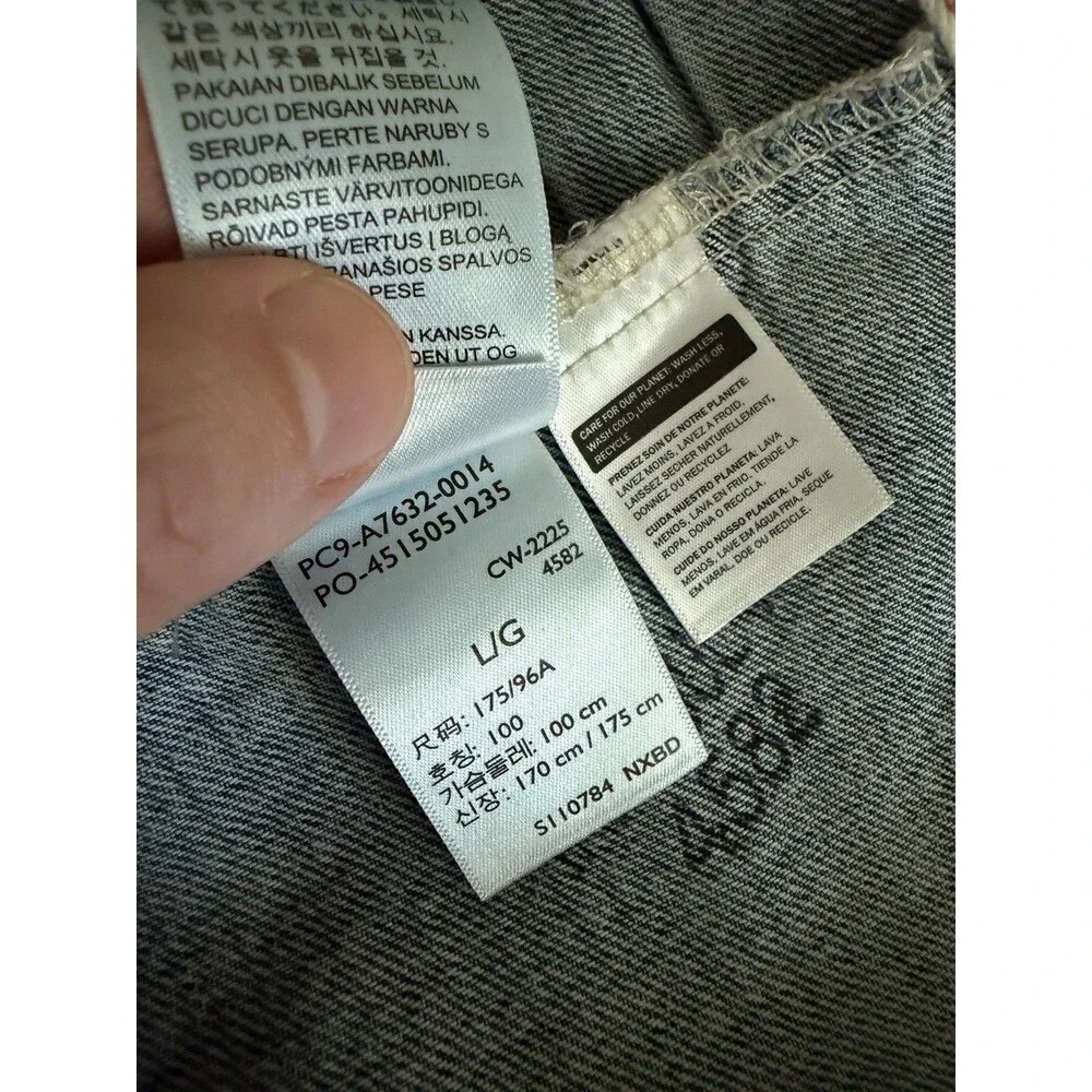 Levi’s Type II Selvedge Big E Trucker Jacket Large Blue Denim Relaxed NWT IREG